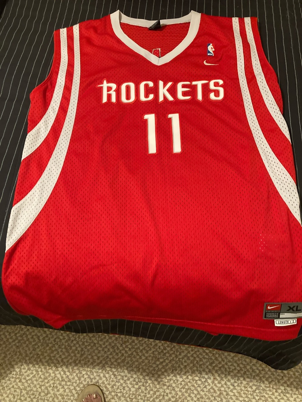 Nike Men’s Houston Rockets #11 Red Basketball Jersey